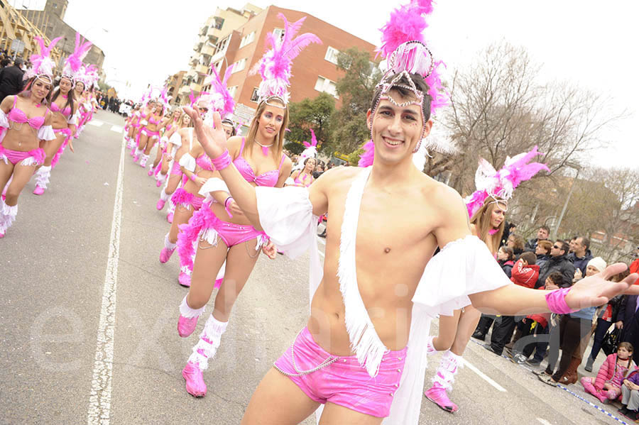 Rua del carnaval de Santa Margarida i els Monjos 2015. Rua del Carnaval de Santa Margarida i els Monjos 2015