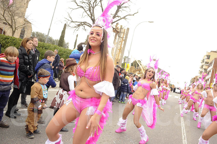 Rua del carnaval de Santa Margarida i els Monjos 2015. Rua del Carnaval de Santa Margarida i els Monjos 2015