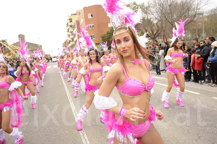 Rua del carnaval de Santa Margarida i els Monjos 2015. Rua del Carnaval de Santa Margarida i els Monjos 2015