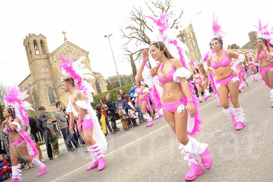 Rua del carnaval de Santa Margarida i els Monjos 2015. Rua del Carnaval de Santa Margarida i els Monjos 2015