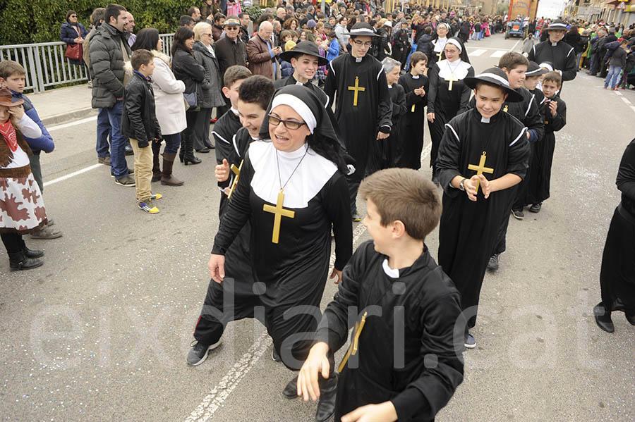 Rua del carnaval de Santa Margarida i els Monjos 2015. Rua del Carnaval de Santa Margarida i els Monjos 2015