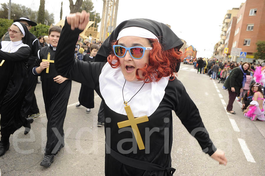 Rua del carnaval de Santa Margarida i els Monjos 2015. Rua del Carnaval de Santa Margarida i els Monjos 2015