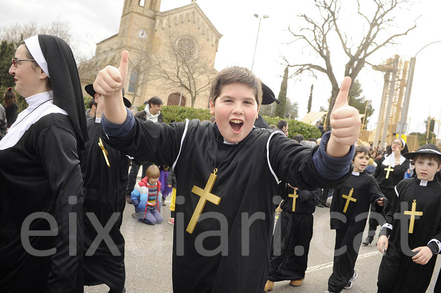 Rua del carnaval de Santa Margarida i els Monjos 2015. Rua del Carnaval de Santa Margarida i els Monjos 2015