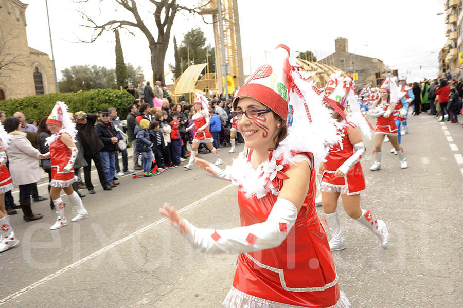 Rua del carnaval de Santa Margarida i els Monjos 2015. Rua del Carnaval de Santa Margarida i els Monjos 2015