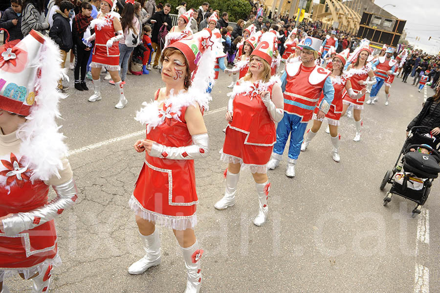 Rua del carnaval de Santa Margarida i els Monjos 2015. Rua del Carnaval de Santa Margarida i els Monjos 2015