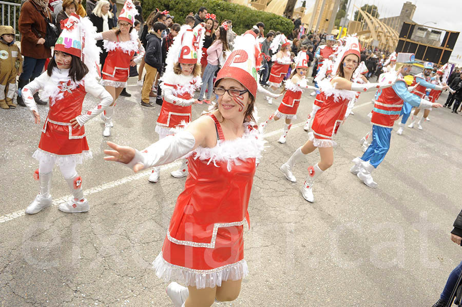 Rua del carnaval de Santa Margarida i els Monjos 2015. Rua del Carnaval de Santa Margarida i els Monjos 2015