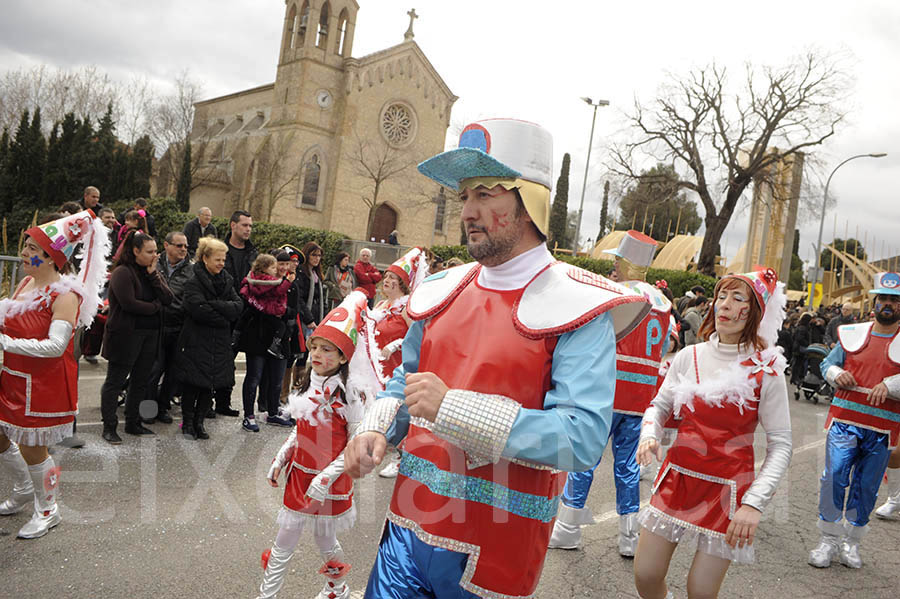 Rua del carnaval de Santa Margarida i els Monjos 2015. Rua del Carnaval de Santa Margarida i els Monjos 2015