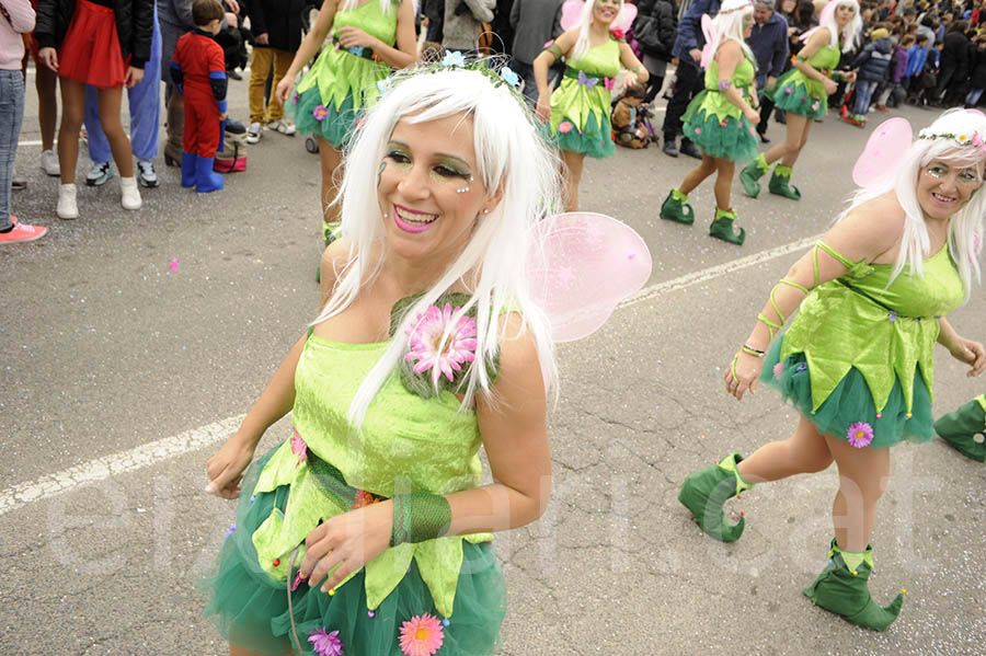 Rua del carnaval de Santa Margarida i els Monjos 2015. Rua del Carnaval de Santa Margarida i els Monjos 2015