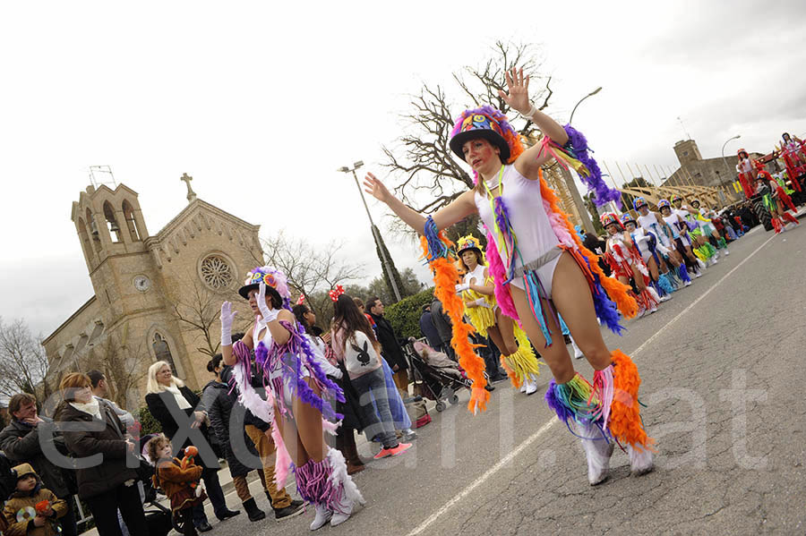 Rua del carnaval de Santa Margarida i els Monjos 2015. Rua del Carnaval de Santa Margarida i els Monjos 2015