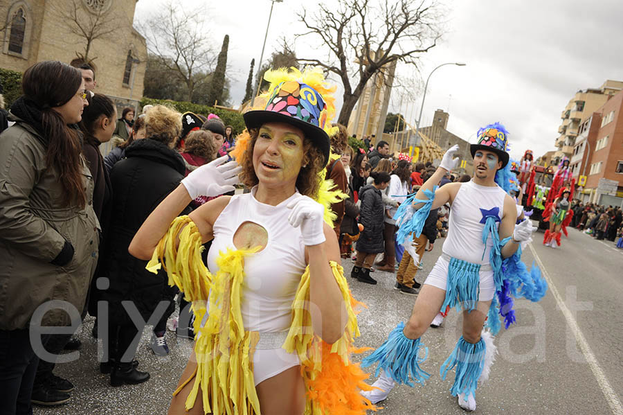 Rua del carnaval de Santa Margarida i els Monjos 2015. Rua del Carnaval de Santa Margarida i els Monjos 2015