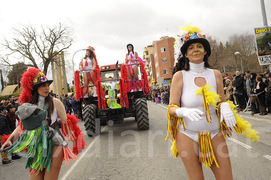 Rua del carnaval de Santa Margarida i els Monjos 2015. Rua del Carnaval de Santa Margarida i els Monjos 2015