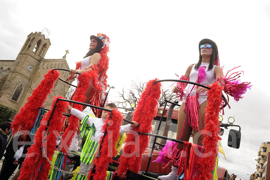 Rua del carnaval de Santa Margarida i els Monjos 2015. Rua del Carnaval de Santa Margarida i els Monjos 2015