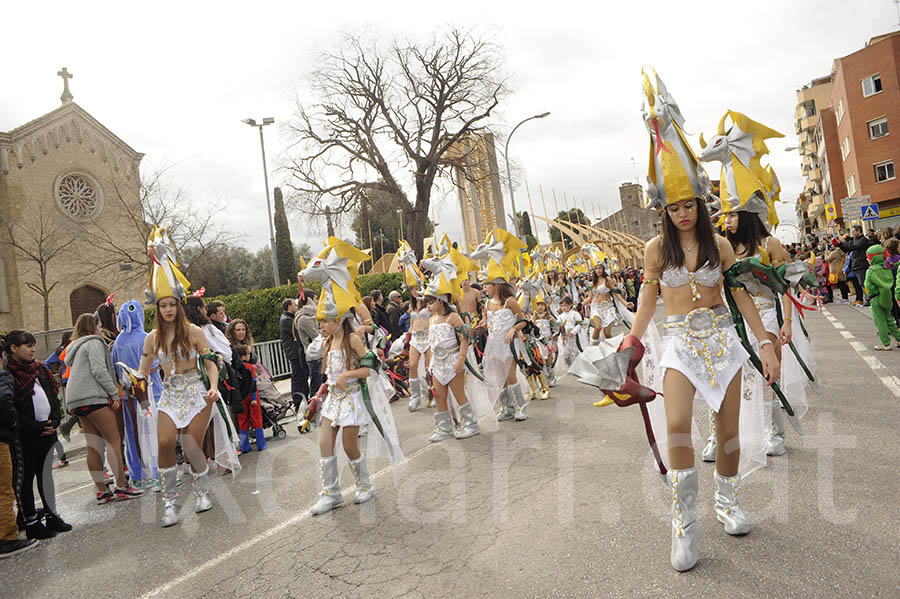 Rua del carnaval de Santa Margarida i els Monjos 2015. Rua del Carnaval de Santa Margarida i els Monjos 2015