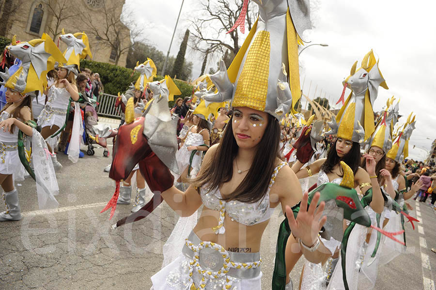 Rua del carnaval de Santa Margarida i els Monjos 2015. Rua del Carnaval de Santa Margarida i els Monjos 2015