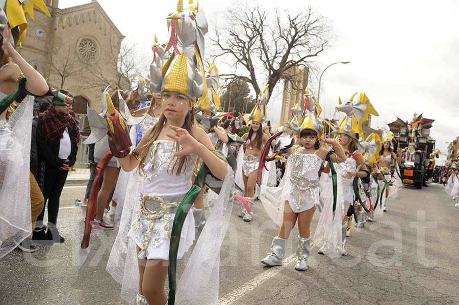 Rua del carnaval de Santa Margarida i els Monjos 2015. Rua del Carnaval de Santa Margarida i els Monjos 2015