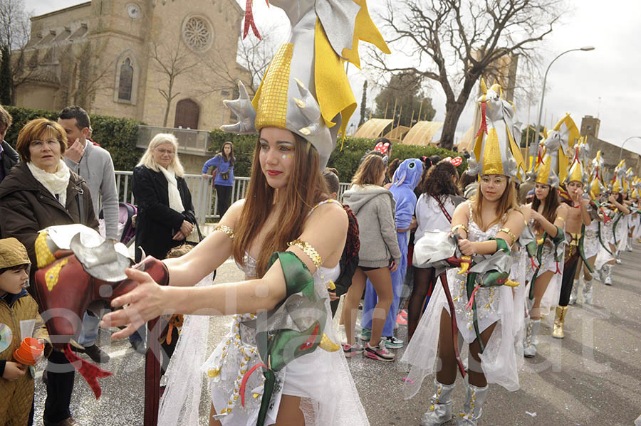 Rua del carnaval de Santa Margarida i els Monjos 2015. Rua del Carnaval de Santa Margarida i els Monjos 2015