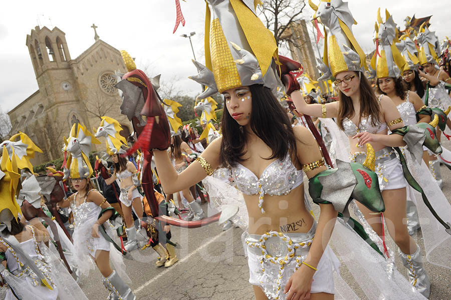 Rua del carnaval de Santa Margarida i els Monjos 2015. Rua del Carnaval de Santa Margarida i els Monjos 2015