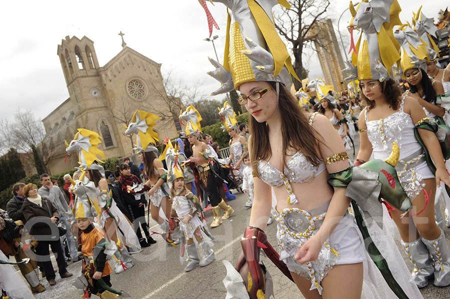 Rua del carnaval de Santa Margarida i els Monjos 2015. Rua del Carnaval de Santa Margarida i els Monjos 2015