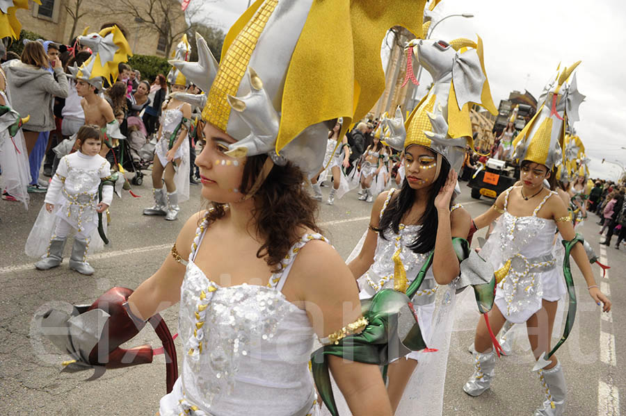 Rua del carnaval de Santa Margarida i els Monjos 2015. Rua del Carnaval de Santa Margarida i els Monjos 2015