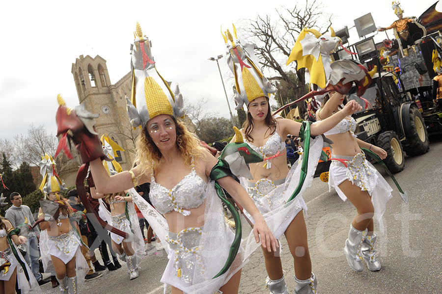 Rua del carnaval de Santa Margarida i els Monjos 2015. Rua del Carnaval de Santa Margarida i els Monjos 2015