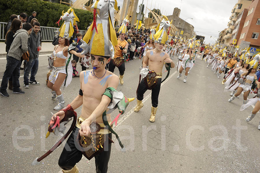 Rua del carnaval de Santa Margarida i els Monjos 2015. Rua del Carnaval de Santa Margarida i els Monjos 2015