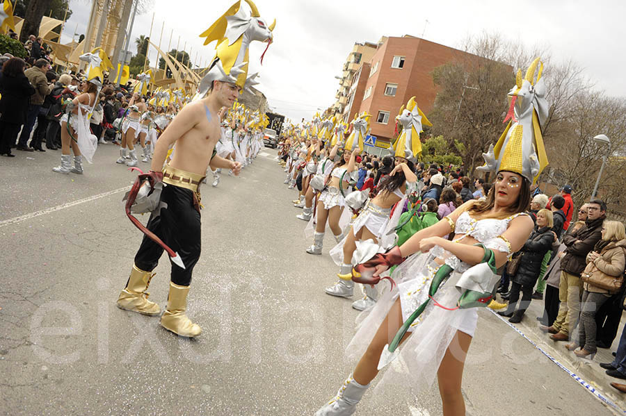 Rua del carnaval de Santa Margarida i els Monjos 2015. Rua del Carnaval de Santa Margarida i els Monjos 2015