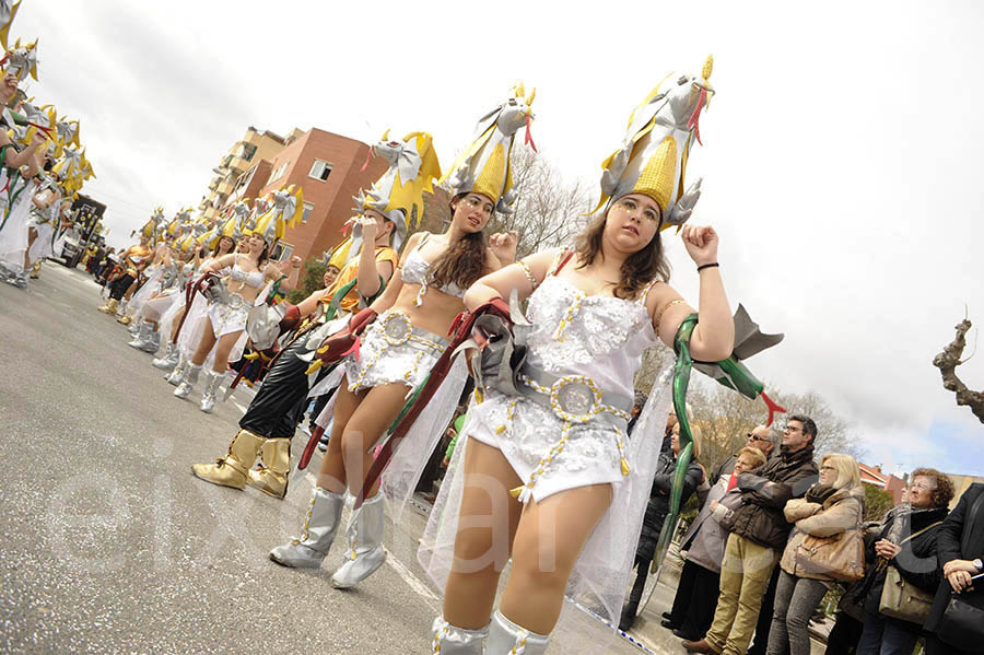 Rua del carnaval de Santa Margarida i els Monjos 2015. Rua del Carnaval de Santa Margarida i els Monjos 2015