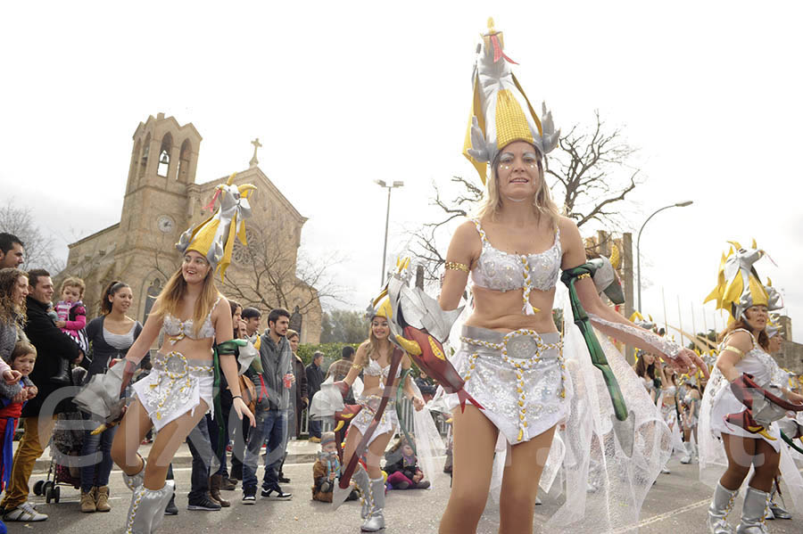 Rua del carnaval de Santa Margarida i els Monjos 2015. Rua del Carnaval de Santa Margarida i els Monjos 2015