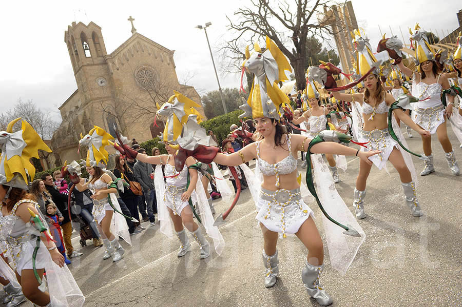 Rua del carnaval de Santa Margarida i els Monjos 2015. Rua del Carnaval de Santa Margarida i els Monjos 2015