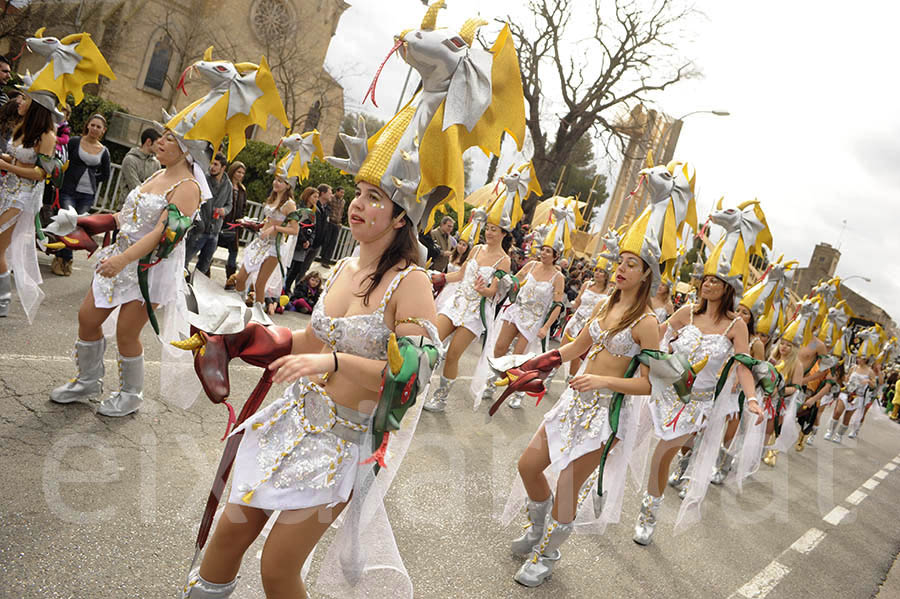 Rua del carnaval de Santa Margarida i els Monjos 2015. Rua del Carnaval de Santa Margarida i els Monjos 2015