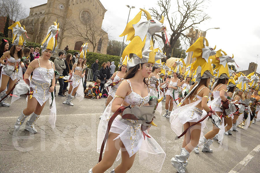 Rua del carnaval de Santa Margarida i els Monjos 2015. Rua del Carnaval de Santa Margarida i els Monjos 2015