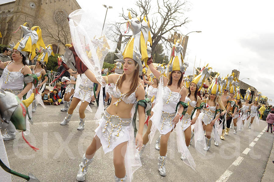 Rua del carnaval de Santa Margarida i els Monjos 2015. Rua del Carnaval de Santa Margarida i els Monjos 2015