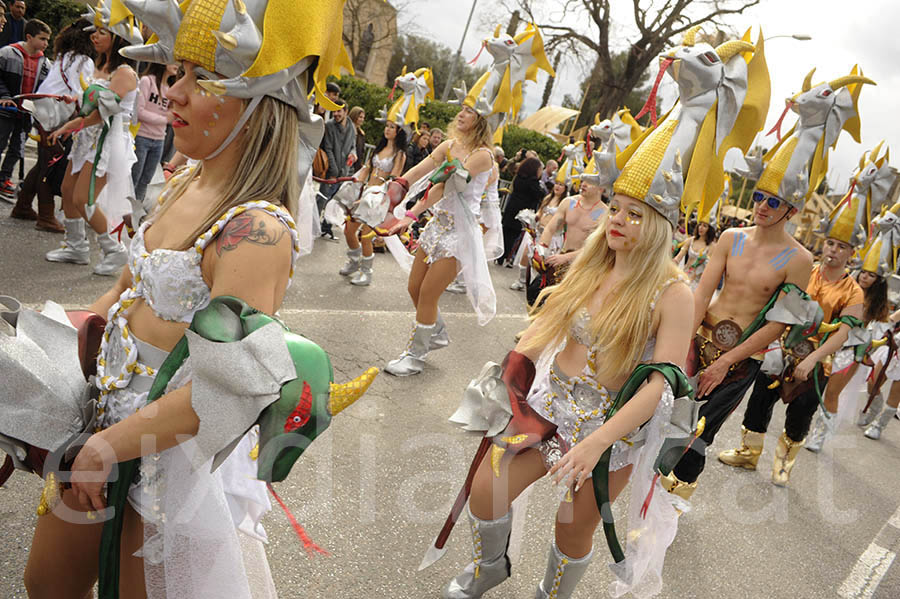 Rua del carnaval de Santa Margarida i els Monjos 2015. Rua del Carnaval de Santa Margarida i els Monjos 2015