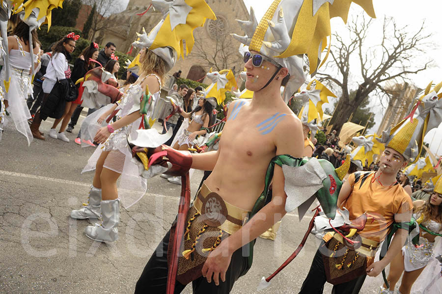 Rua del carnaval de Santa Margarida i els Monjos 2015. Rua del Carnaval de Santa Margarida i els Monjos 2015