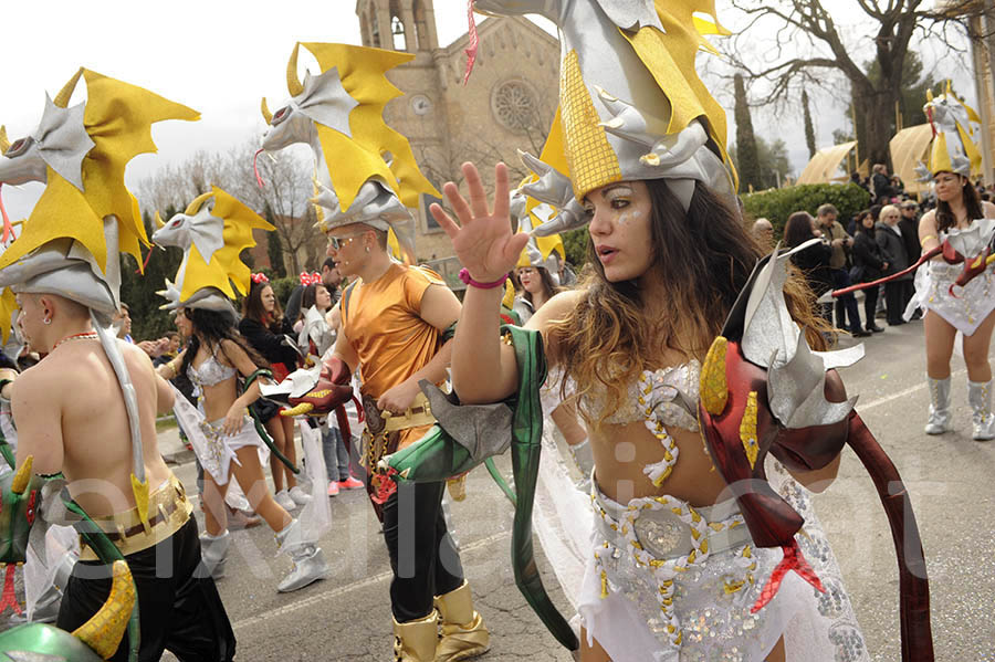 Rua del carnaval de Santa Margarida i els Monjos 2015. Rua del Carnaval de Santa Margarida i els Monjos 2015