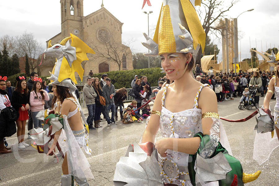 Rua del carnaval de Santa Margarida i els Monjos 2015. Rua del Carnaval de Santa Margarida i els Monjos 2015