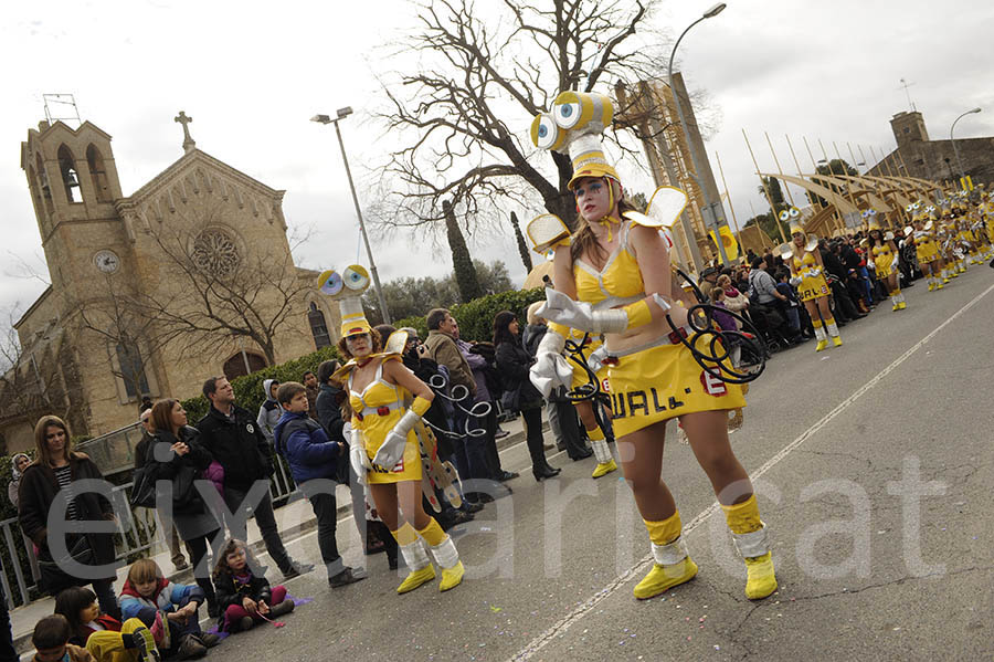 Rua del carnaval de Santa Margarida i els Monjos 2015. Rua del Carnaval de Santa Margarida i els Monjos 2015