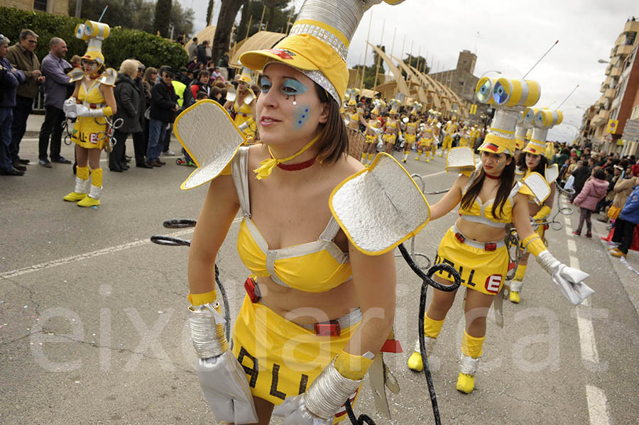 Rua del carnaval de Santa Margarida i els Monjos 2015. Rua del Carnaval de Santa Margarida i els Monjos 2015