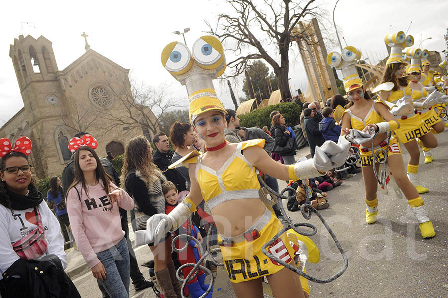 Rua del carnaval de Santa Margarida i els Monjos 2015. Rua del Carnaval de Santa Margarida i els Monjos 2015