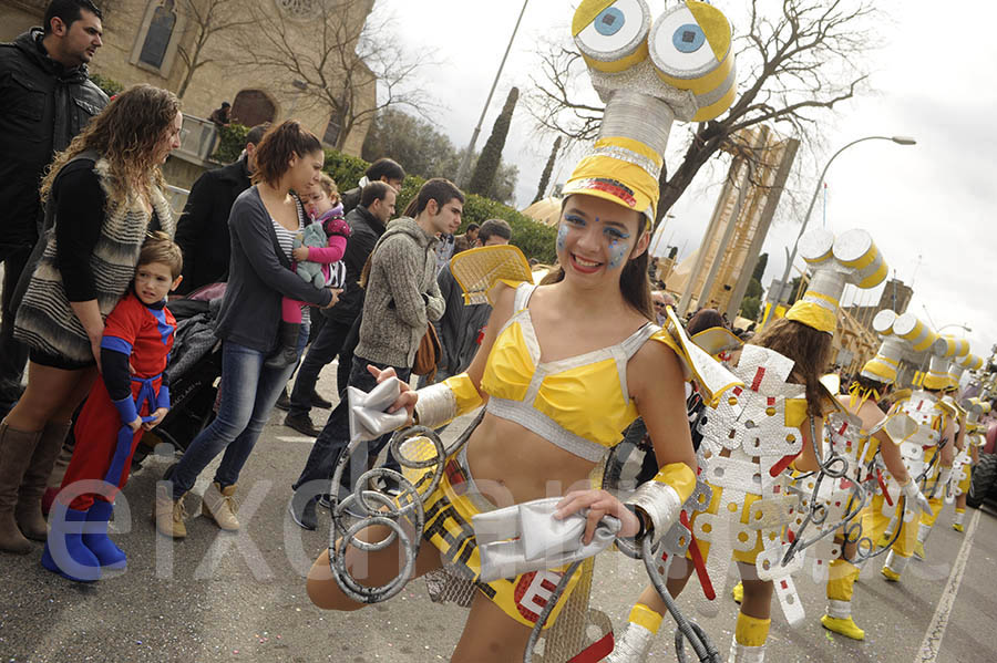 Rua del carnaval de Santa Margarida i els Monjos 2015. Rua del Carnaval de Santa Margarida i els Monjos 2015