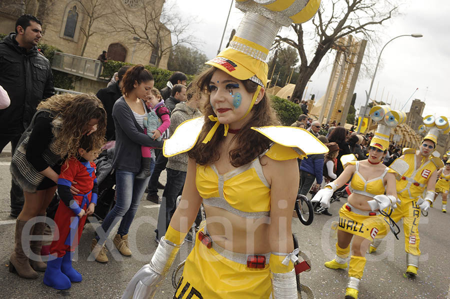 Rua del carnaval de Santa Margarida i els Monjos 2015. Rua del Carnaval de Santa Margarida i els Monjos 2015