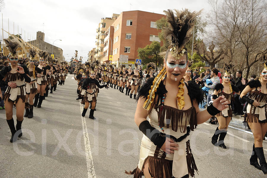 Rua del carnaval de Santa Margarida i els Monjos 2015. Rua del Carnaval de Santa Margarida i els Monjos 2015