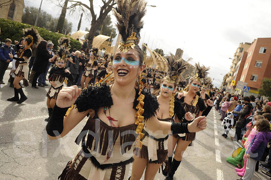 Rua del carnaval de Santa Margarida i els Monjos 2015. Rua del Carnaval de Santa Margarida i els Monjos 2015