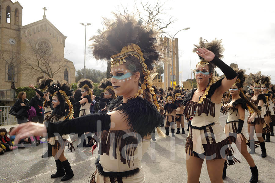 Rua del carnaval de Santa Margarida i els Monjos 2015. Rua del Carnaval de Santa Margarida i els Monjos 2015