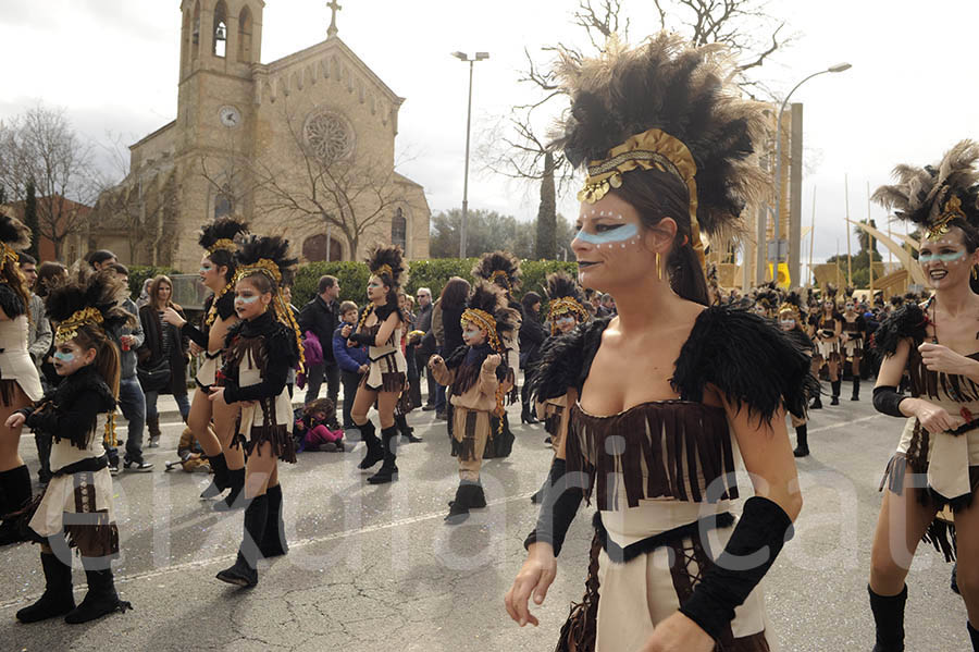 Rua del carnaval de Santa Margarida i els Monjos 2015. Rua del Carnaval de Santa Margarida i els Monjos 2015