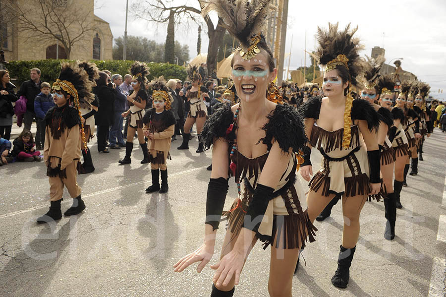 Rua del carnaval de Santa Margarida i els Monjos 2015. Rua del Carnaval de Santa Margarida i els Monjos 2015