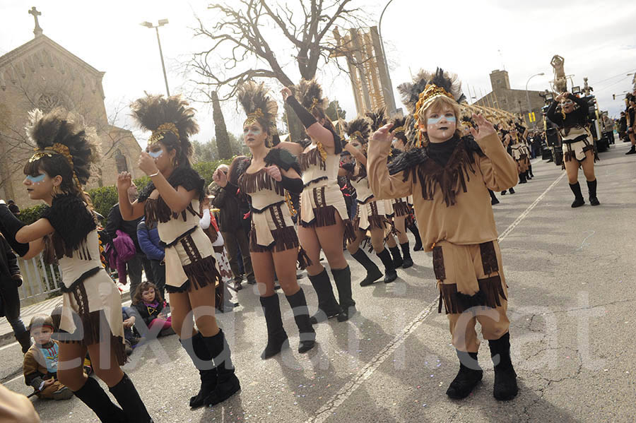 Rua del carnaval de Santa Margarida i els Monjos 2015. Rua del Carnaval de Santa Margarida i els Monjos 2015