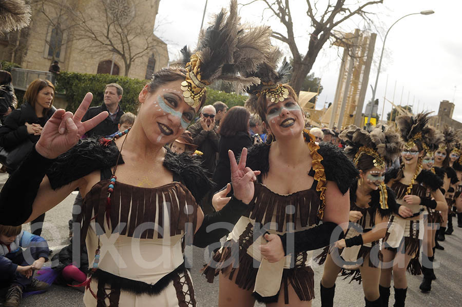 Rua del carnaval de Santa Margarida i els Monjos 2015. Rua del Carnaval de Santa Margarida i els Monjos 2015