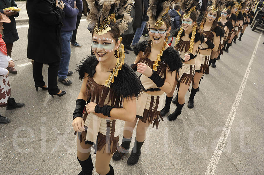 Rua del carnaval de Santa Margarida i els Monjos 2015. Rua del Carnaval de Santa Margarida i els Monjos 2015