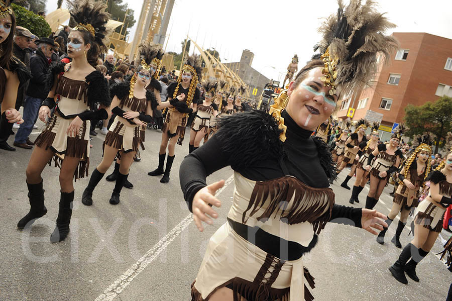 Rua del carnaval de Santa Margarida i els Monjos 2015. Rua del Carnaval de Santa Margarida i els Monjos 2015